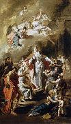 Giambattista Pittoni St Elizabeth Distributing Alms oil